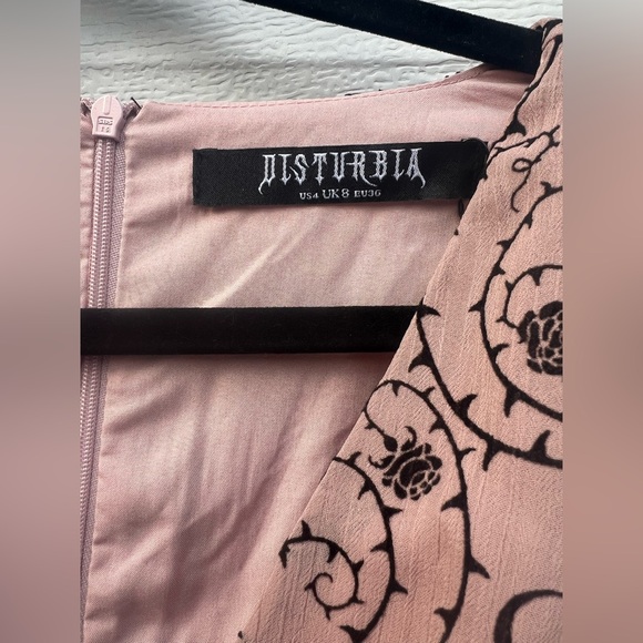 NWT DISTURBIA Rosethorn Corset Midi Dress - Picture 7 of 8